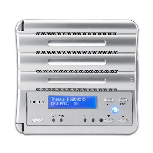 Thecus 3xSATA NAS Intel N270 1GB DDR2