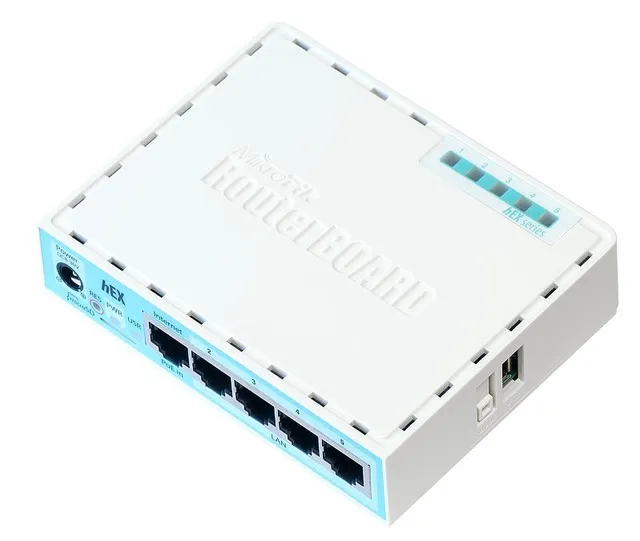 Mikrotik RB750GR3 wired router Gigabit Ethernet Turquoise, White (RB750GR3)