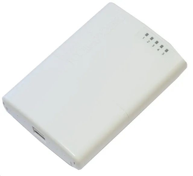 MikroTik RouterBOARD PowerBox - Router - 4-Port-Switch ( RB750P-PBR2 )