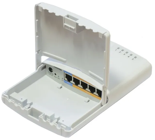 MikroTik RouterBOARD PowerBox - Router - 4-Port-Switch ( RB750P-PBR2 )