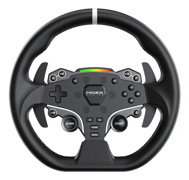 Moza R5 Racing Simulator (R5 direct-drive wheelbase ES Steering Wheel SR-P Lite Pedal) - Rat - PC