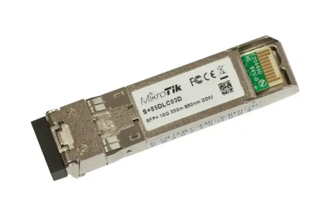 MikroTik S+85DLC03D - SFP+-Transceiver-Modul - 10 GigE - SFP+ / LC Multi-Mode - bis zu 300 m - 8...