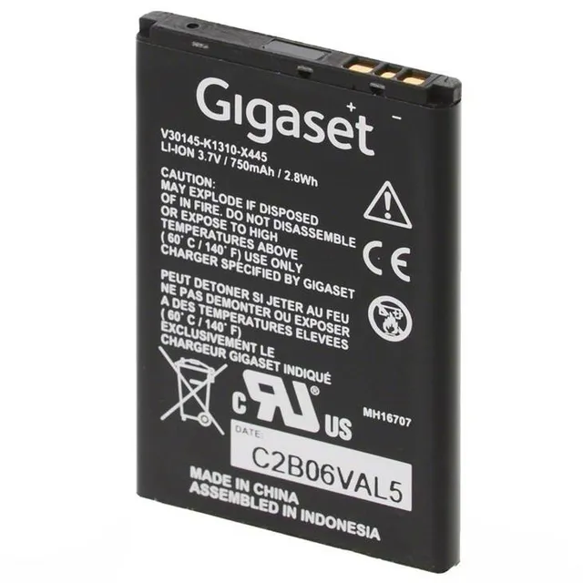 Gigaset Batterie - Li-Ion - 750 mAh - für Gigaset SL400H ( S30852-D2152-X1 )