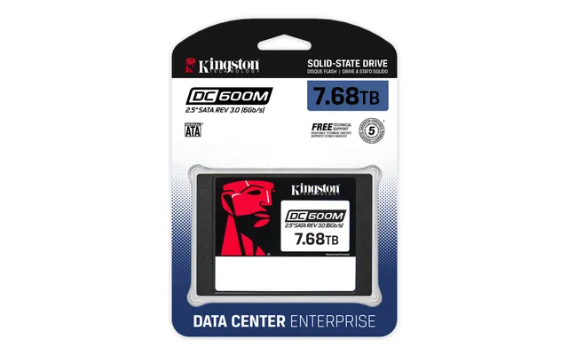 Kingston DC600M - SSD - Mixed Use - 7.68 TB - intern - 2.5" - SATA 6Gb/s - V