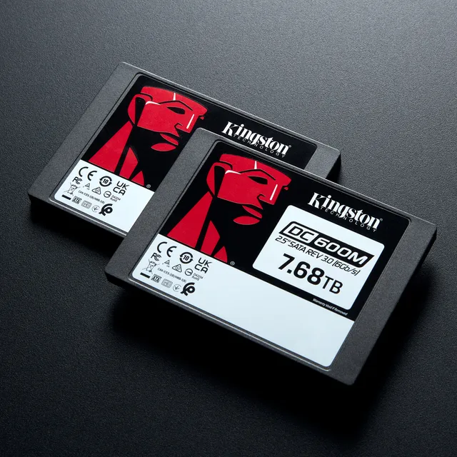 Kingston DC600M - SSD - Mixed Use - 7.68 TB - intern - 2.5" - SATA 6Gb/s - V