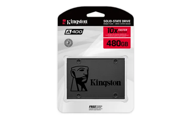 Kingston A400 SSD Internal Solid State Drive 2.5" SATA Rev 3.0, 480GB - SA400S37/480G