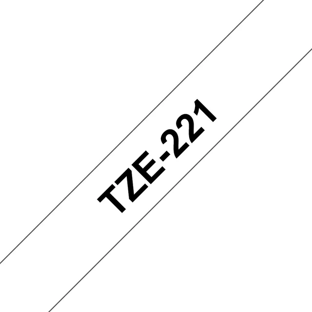 Brother Schriftband TZe-221, P-Touch, TZ 9mm