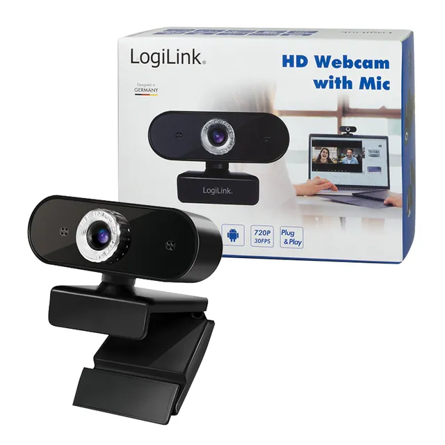 LogiLink HD USB Webcam with Microphone - web camera