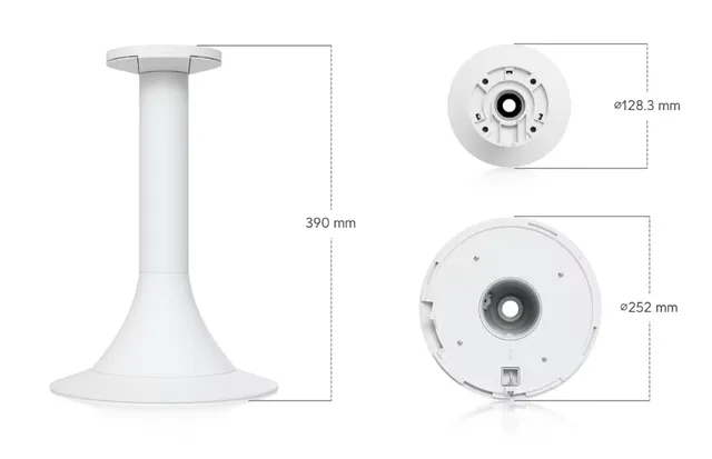 Ubiquiti AI Multi Sensor 4 Camera Pendant Mount, white