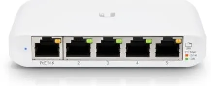 Ubiquiti UniFi Flex Mini 5-Port, Powered via PoE or 5V