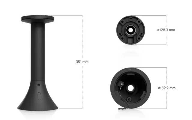 Ubiquiti AI PTZ Precision Pendant Mount, black