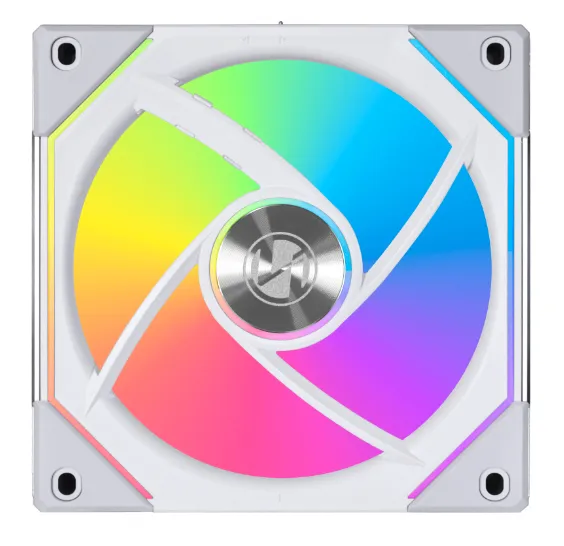 UNI FAN SL-INF 140 White - Kabinet Køler - 140 mm - Hvid med RGB - 28 dBA