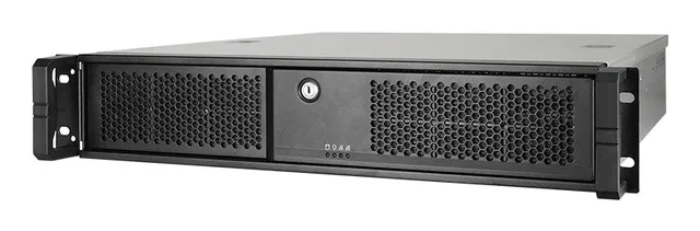 Chieftec 19" 2U Rackkabinet uden PSU, med rails