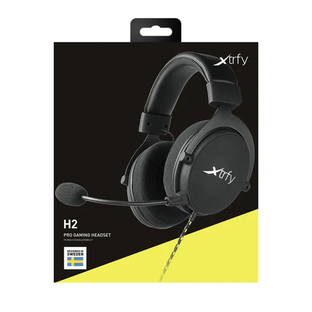 Xtrfy H2 - Headset - Corded - Black