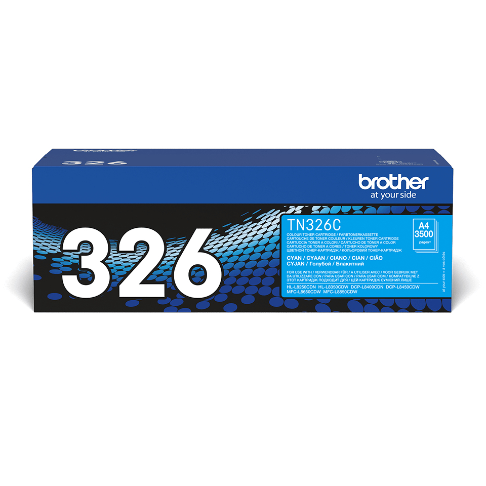 Brother TN326C Ink Toner Cartridge for HLL8250CDN - Cyan